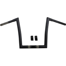 1-1/4" Touring Handlebar — 32 mm (1-1/4"), 23 cm (9"), 30.5 cm (12"), Black