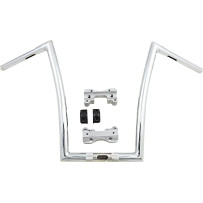 1-1/4" Touring Handlebar — 32 mm clamping, 33" width, 17" rise, Chrome