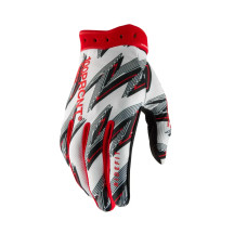 Ridefit Glove — White, Red, Black, Size M