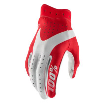 Youth iTrack Gloves — Size M, Red/White