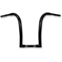 Manillar Ape Hanger Nice Curves — ancho 81.5 cm (32"), elevación 35.5 cm (14"), abrazadera 25.4 mm (1"), negro brillo