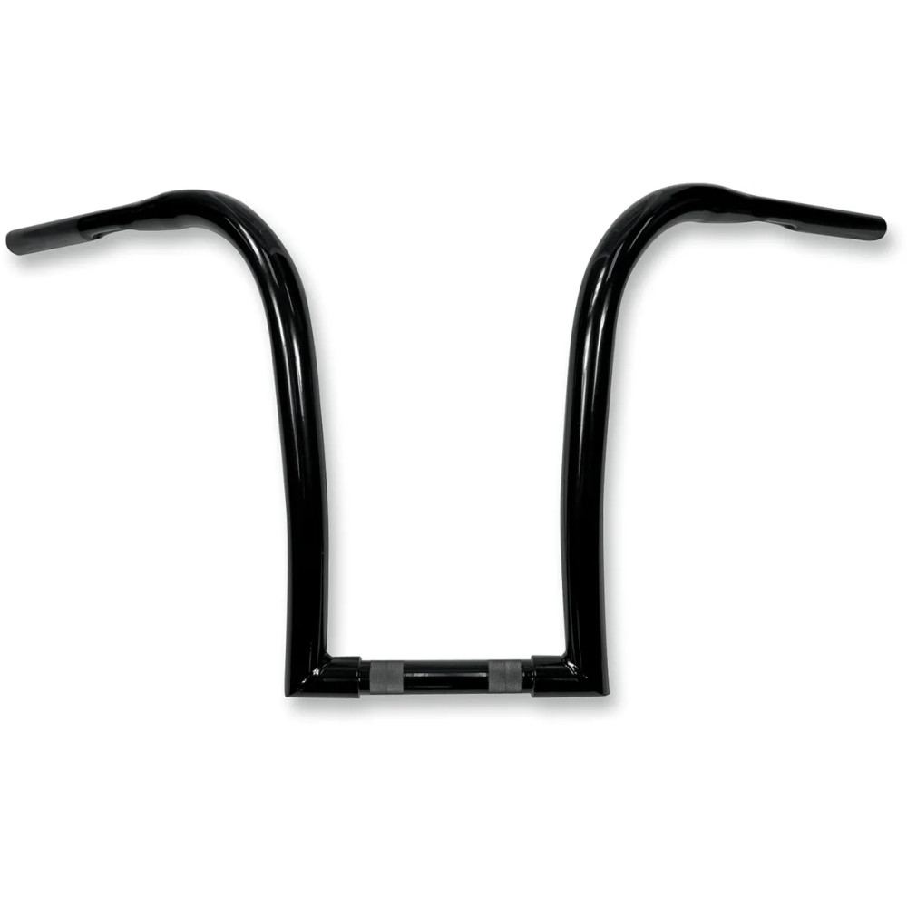 Manillar Ape Hanger Nice Curves — ancho 81.5 cm (32"), elevación 35.5 cm (14"), abrazadera 25.4 mm (1"), negro brillo