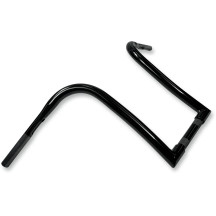 Manillar Ape Hanger Nice Curves — ancho 81.5 cm (32"), elevación 35.5 cm (14"), abrazadera 25.4 mm (1"), negro brillo