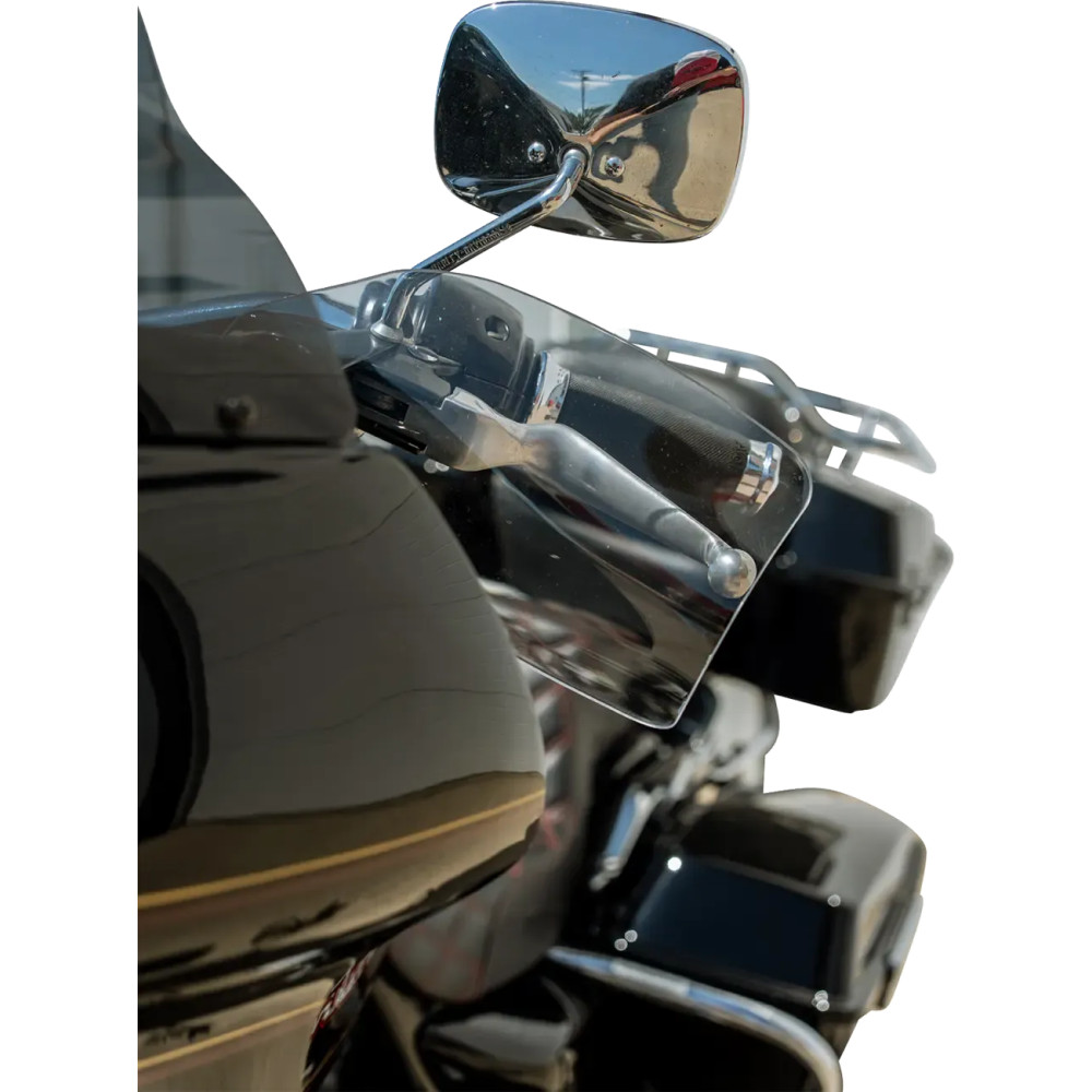 Flare® Handguards — 25.4 mm (1"), 31.8 mm (1-1/4"), Clear, Mirror mount