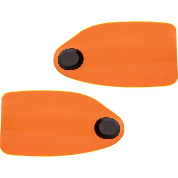 Protectores de mano Flare® — 25.4 mm, 31.8 mm ajuste de manillar, Naranja Brillo