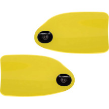 Flare® Handguards — Fits '23+ HD CVO Touring Fairing, 25.4 mm & 31.8 mm handlebars, Yellow gloss