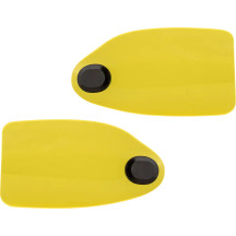 Flare® Handguards — Fits '23+ HD CVO Touring Fairing, 25.4 mm & 31.8 mm handlebars, Yellow gloss
