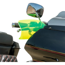 Flare® Handguards — fits '23+ Harley‑Davidson CVO Touring Fairing, 25.4 mm (1") & 31.8 mm (1-1/4"), Green Gloss
