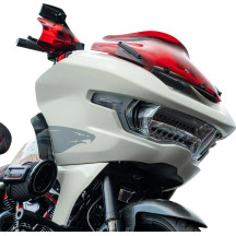 Flare® Handguards — Red, fits '23+ HD CVO Touring Fairing, 25.4 mm (1"), 31.8 mm (1-1/4")