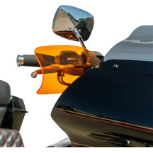 Flare® Handguards — Fits 25.4 mm (1"), 31.8 mm (1-1/4") handlebars, Orange gloss