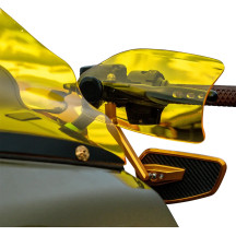 Flare® Handguards — 25.4 mm (1"), 31.8 mm (1-1/4"), Yellow Gloss