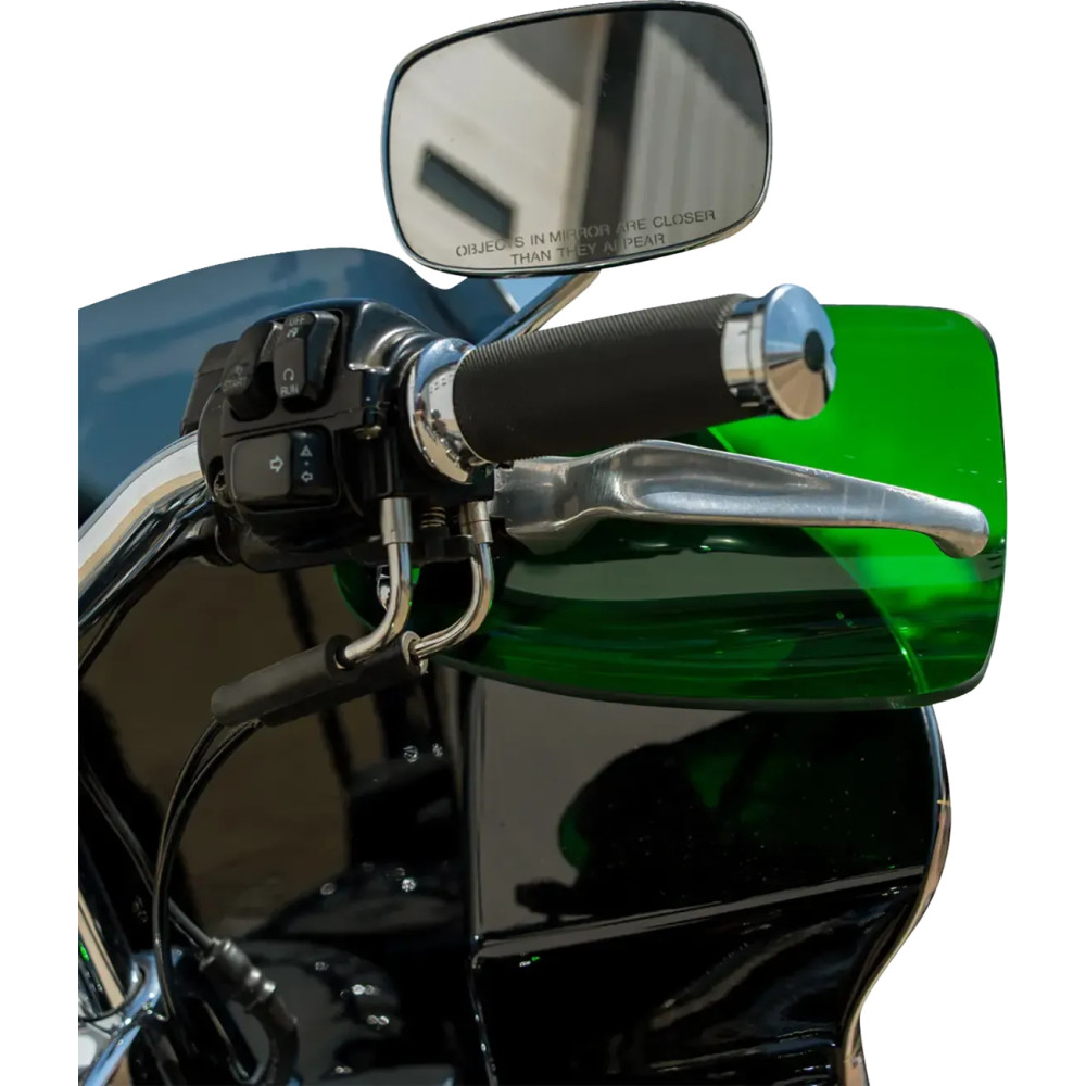 Flare® Handguards — Fit '23+ HD CVO Touring Fairing, 25.4 mm (1"), 31.8 mm (1-1/4"), Green