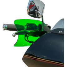 Flare® Handguards — Fit '23+ HD CVO Touring Fairing, 25.4 mm (1"), 31.8 mm (1-1/4"), Green