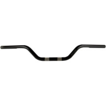 1" Handlebar — 30" width, 4" rise, 25° sweep, black
