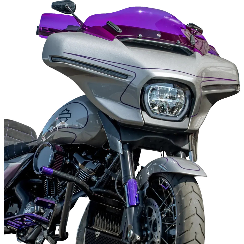 Flare® Handguards — 1" and 1-1/4" handlebar fit, Purple gloss