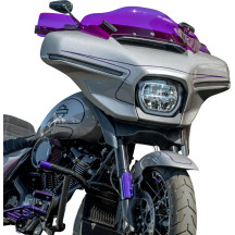 Flare® Handguards — 25.4 mm (1"), 31.8 mm (1-1/4"), Purple, Gloss