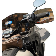 Flare® Handguards — 25.4 mm (1"), 31.8 mm (1-1/4"), Brown, Fits '23+ Harley-Davidson CVO Touring Fairing