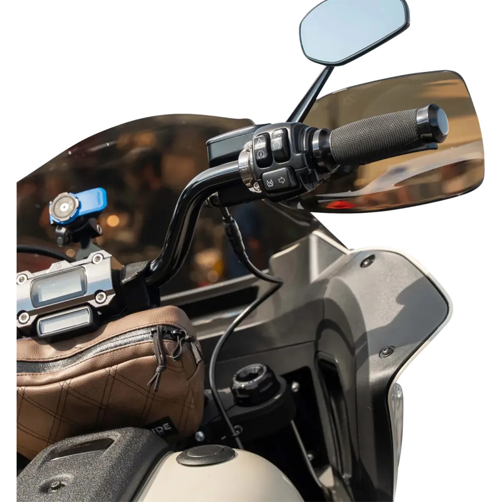 Flare® Handguards — 25.4 mm (1"), 31.8 mm (1-1/4"), Brown, Fits '23+ HD CVO Touring Fairing