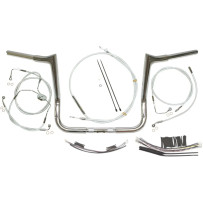 1-1/4" Viking Handlebar Installation Kit — 32 mm (1-1/4") handlebar, 25.4 mm (1") clamp, 30.5 cm (12") center, Chrome