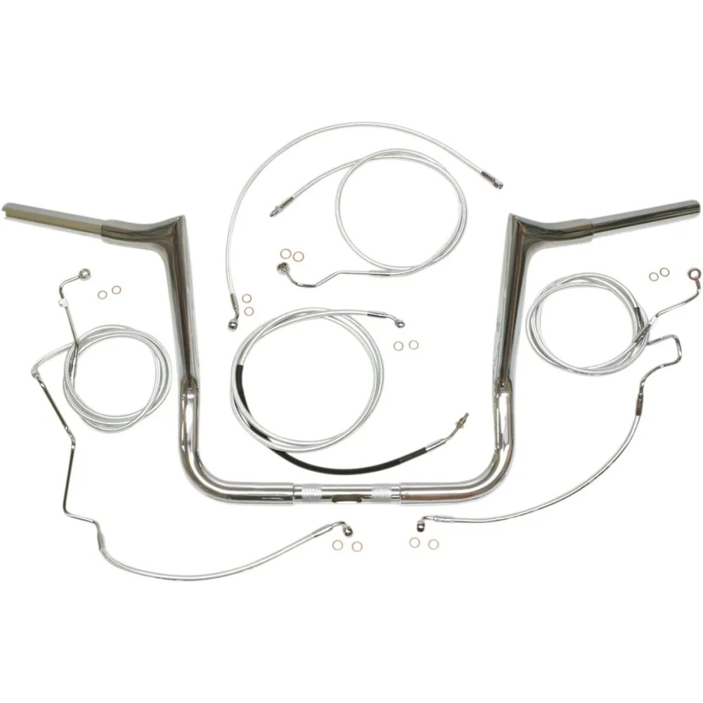 1-1/4" Viking Handlebar Installation Kit — 32 mm (1-1/4") diameter, 30.5 cm (12") center width, 25.4 mm (1") clamp