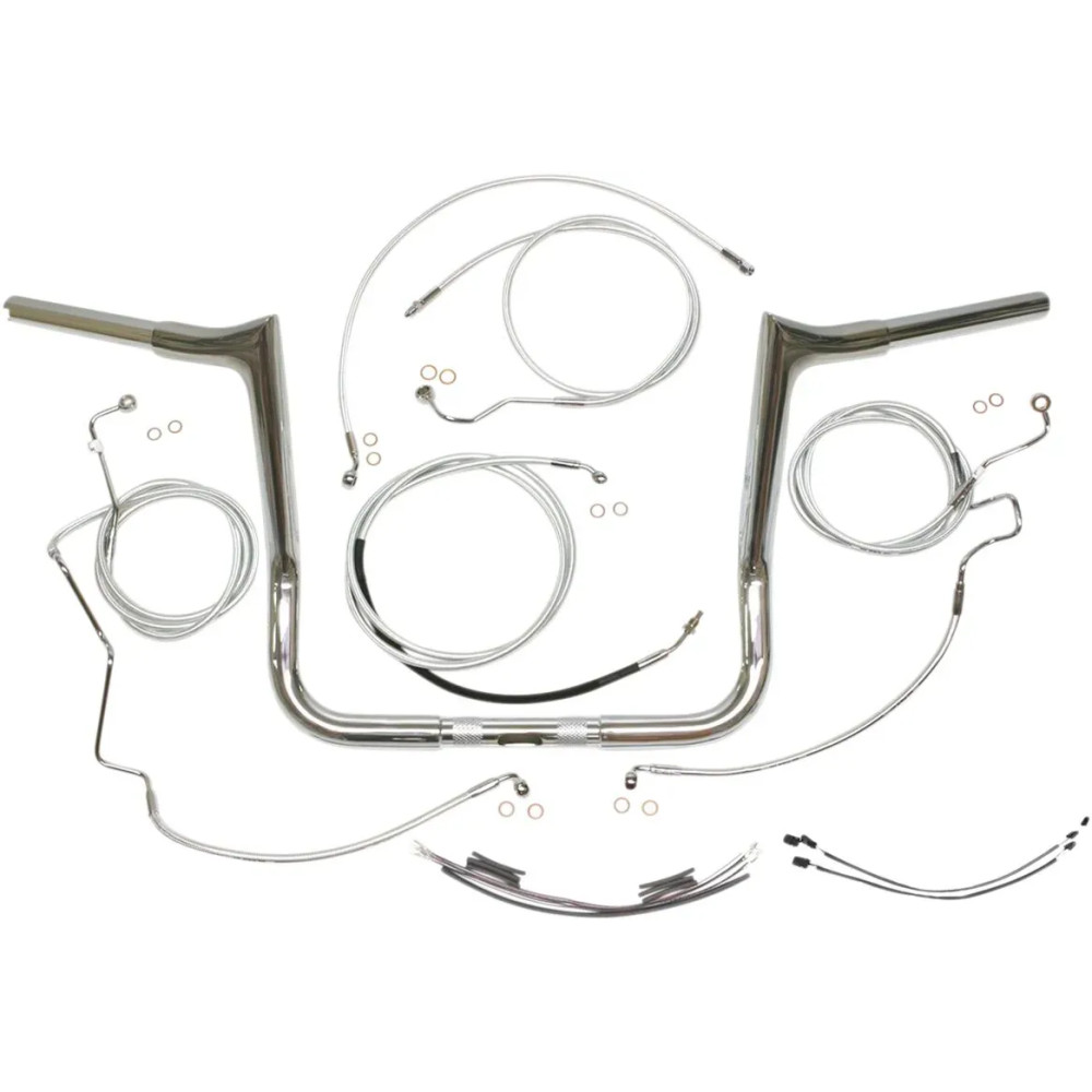 1-1/4" Viking Handlebar Installation Kit — 1-1/4" diameter, 1" clamp, 12" rise