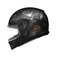 Thunder Carbon Helmet — M, full-face, carbon-aramid shell, gloss