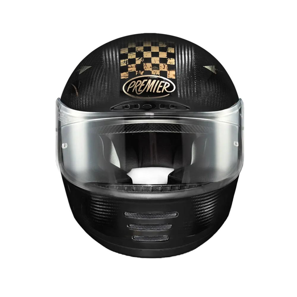 Thunder Carbon Helmet — L, Black/Gold
