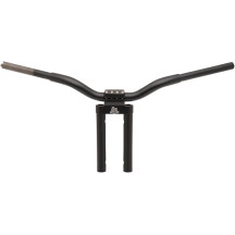 Kage Fighter-T Handlebar — 12" rise, 30-1/2" width, 1-1/4" diameter, Black, Flat