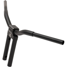 Kage Fighter-T Handlebar — 12" rise, 30-1/2" width, 1-1/4" diameter, Black, Flat