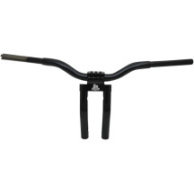 Kage Fighter-T Pullback Handlebar — 3-1/2" riser center, 11" rise, 4-1/2" pullback, 1-1/4" dia, Black