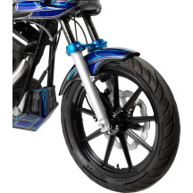 Fork Tubes — 39 mm (1.54") diameter, 667 mm (26.25") length, black anodized