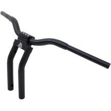 Kage Fighter-T Manillar Pullback — negro, 13" de elevación, 3-1/2" entre centros del riser, 1-1/4" de diámetro