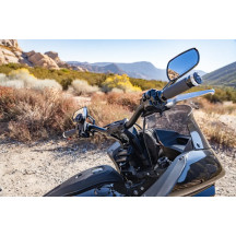 Phatbar & Riser Kit — 1-1/4" clamping, 3" pullback, Black Gloss