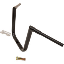 1-1/2" Grande Twin Peaks Touring Handlebar — 38 mm (1-1/2") clamp, 33 cm (13") rise, Black gloss