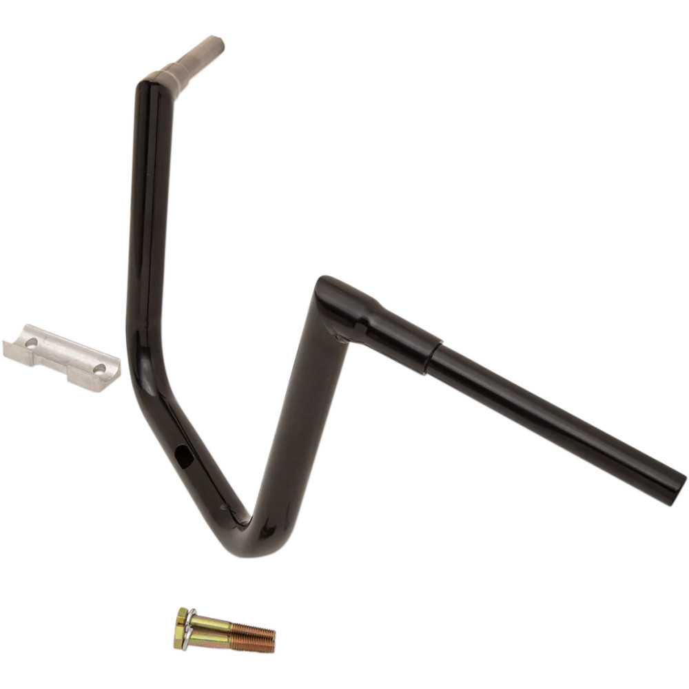 1-1/2" Grande Twin Peaks Touring Handlebar — 38 mm (1-1/2") clamp, 33 cm (13") rise, Black gloss