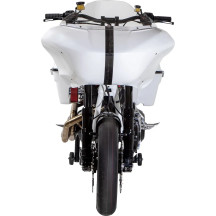 Hart-Luck Signature V-Twin Lock-On™ Grips — 25.4 mm (1"), Anodized Black