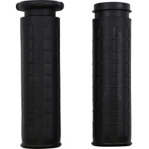 Old School Rubber Grips — for 1" (25.4 mm) handlebars, 5" length, Black