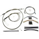 Kit de instalación de manillar Sterling Chromite II® Designer — 38 cm–43 cm (15"–17") altura del manillar, Ape Hanger, cromo