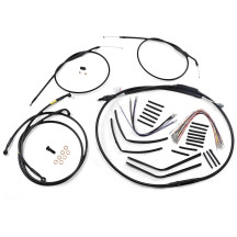 Jail Bar Cable Kit — Fits 30.5 cm (12") handlebar, Black