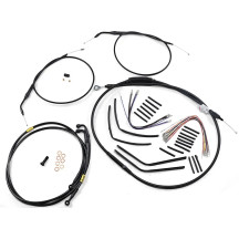 Jail Bar Cable Kit — Fits 12" Jail Bar, Black, Non-ABS