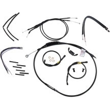 Jail Bar Cable Kit — Fits 12" handlebar height, Jail Bar bend, ABS