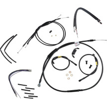 Jail Bar Cable Kit — 35.5 cm (14"), Jail Bar, Black