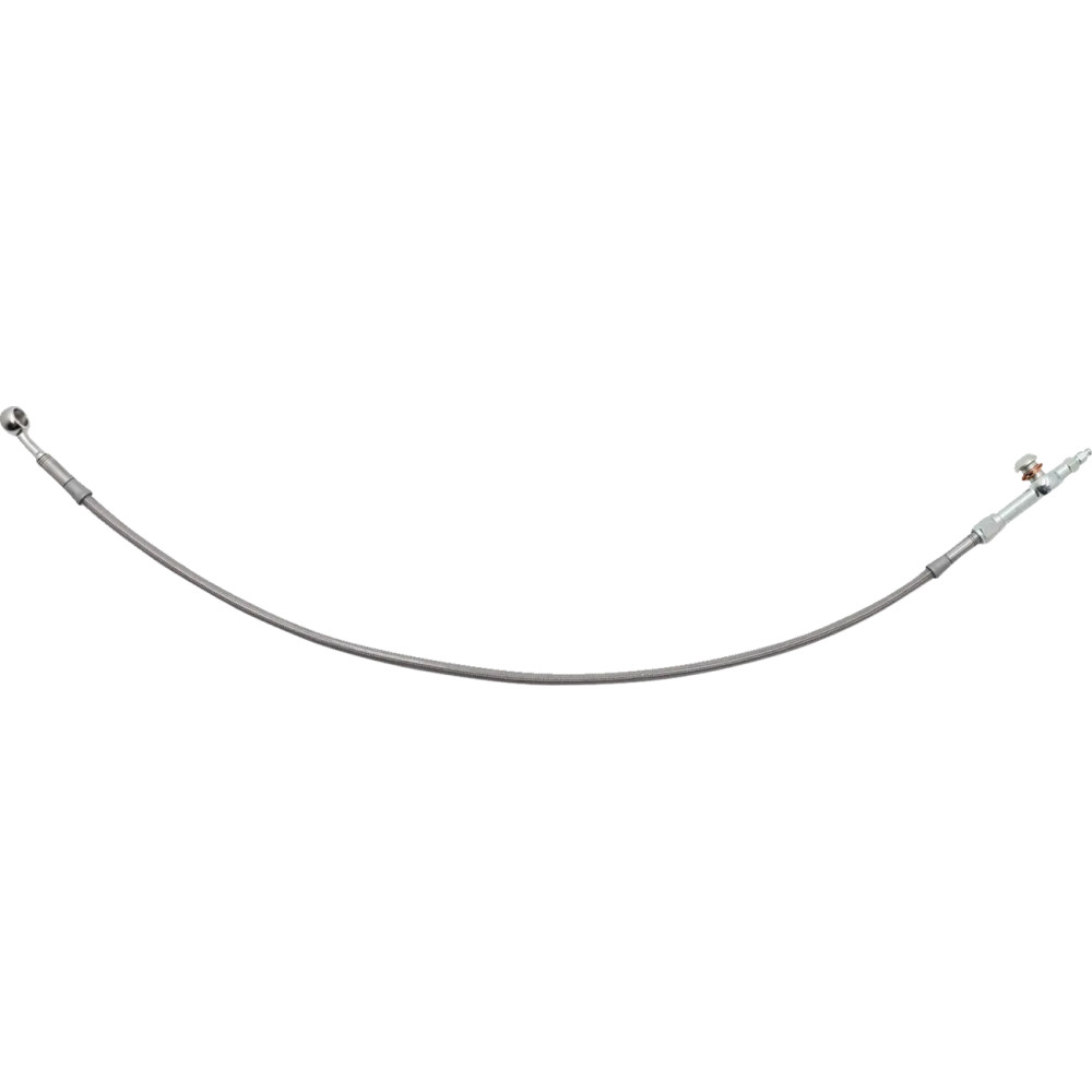 Extensión de línea hidráulica para freno/embrague — 25.5–30.5 cm (10"–12"), Ape hanger, Plata