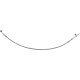 Extensión de línea hidráulica para freno/embrague — Para manillares de 14"–16", plateado brillo