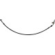 Extensión de línea hidráulica de freno/embrague — Altura de manillar 14"–16", Negro