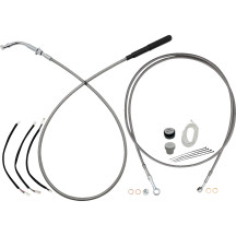 Kit de instalación EZ — Altura de manillar 28 cm (11"), Ape Hanger, Cromado pulido