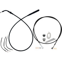 Kit de instalación EZ — Altura de manillar 28 cm (11"), Ape Hanger, Negro