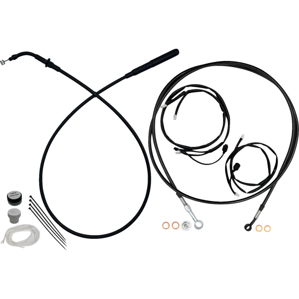 Kit de instalación EZ — 33 cm–35,5 cm (13"–14"), Ape Hanger, negro