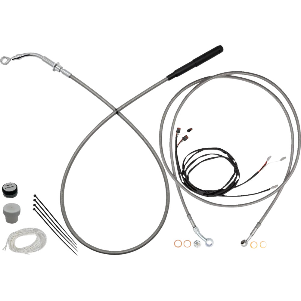 Kit de instalación EZ — 25,5 cm (10 in) altura de manillar, Ape Hanger, cromado