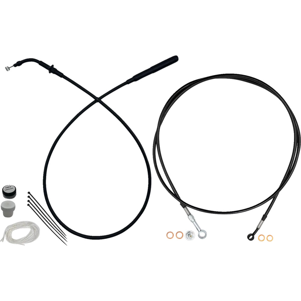 Kit de instalación EZ — altura de manillar 35,5 cm (14 in), Ape Hanger, Negro